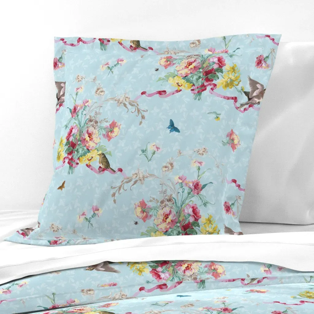 Jalla Toile Euro Pillow Sham - Pink product
