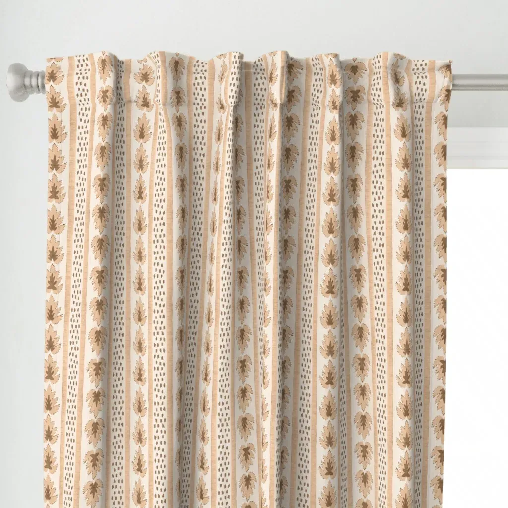 James Stripe Curtain Panel - Beige alternate view