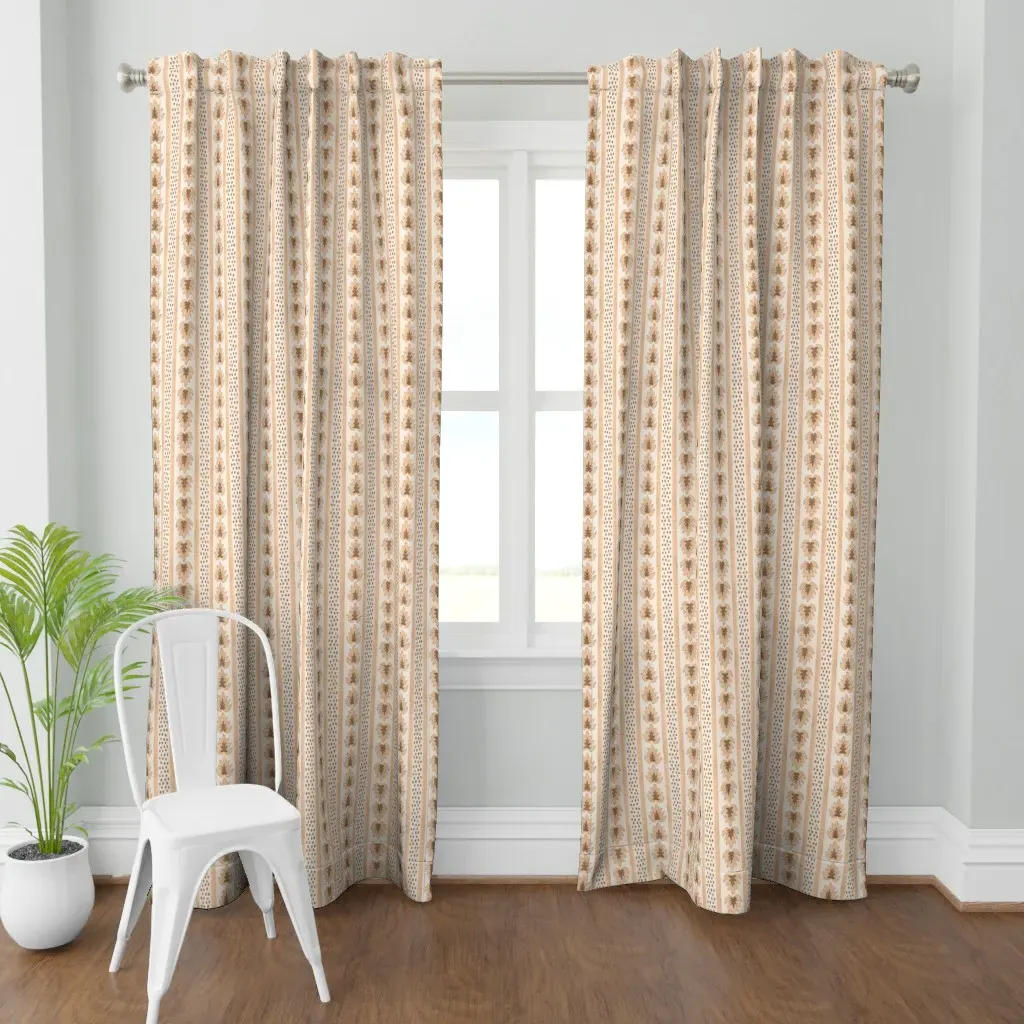 James Stripe Curtain Panel - Beige product