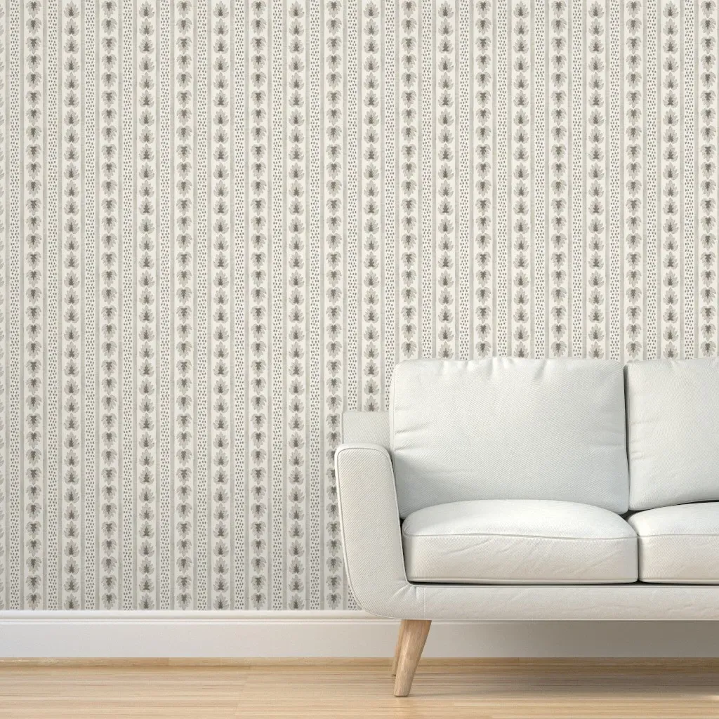 James Stripe Peel and Stick Wallpaper - Gray product
