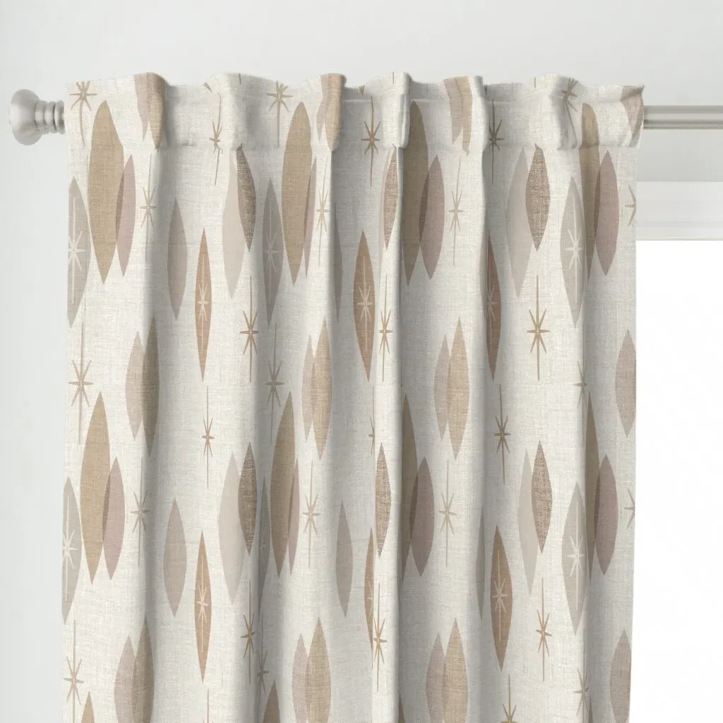 Jane Jetson Curtain Panel - Beige alternate view