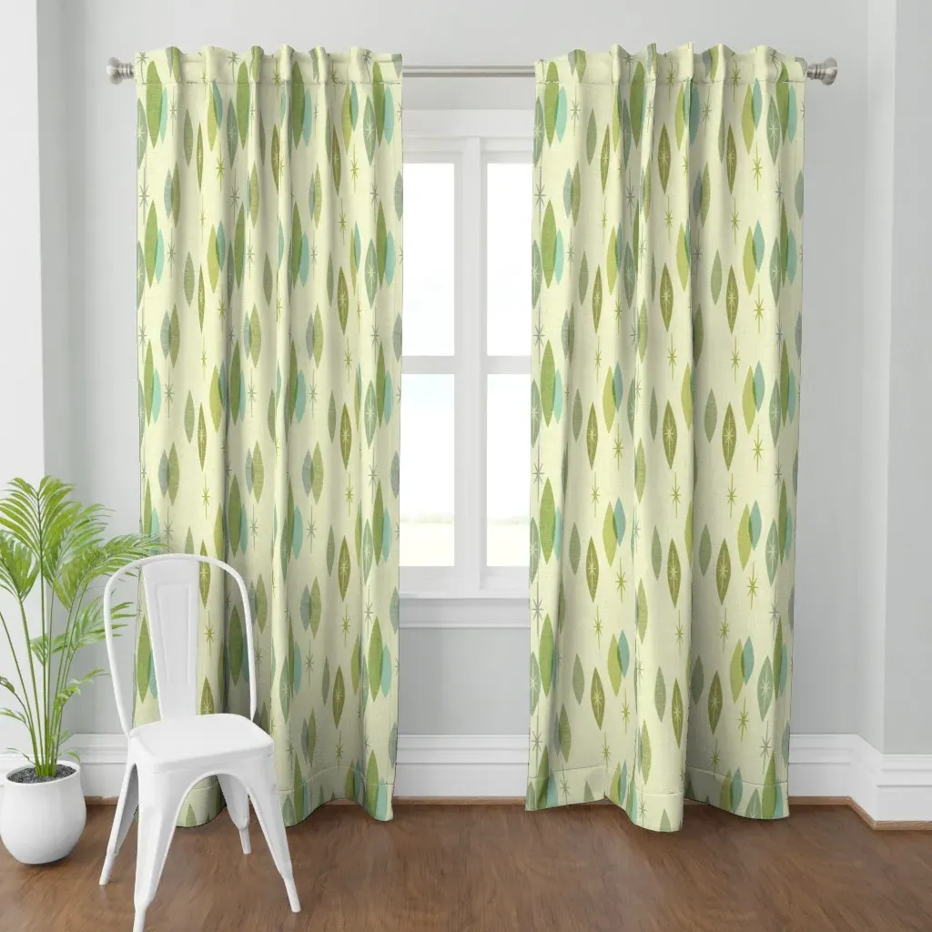 Jane Jetson Curtain Panel - Olive Green product