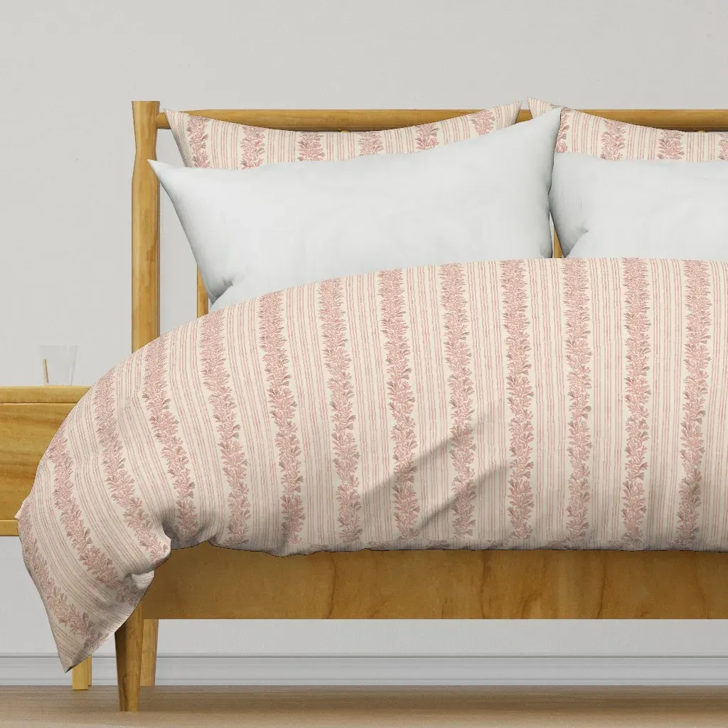 Japandi Farmhouse Nouveau Duvet Cover - Blush Pink product