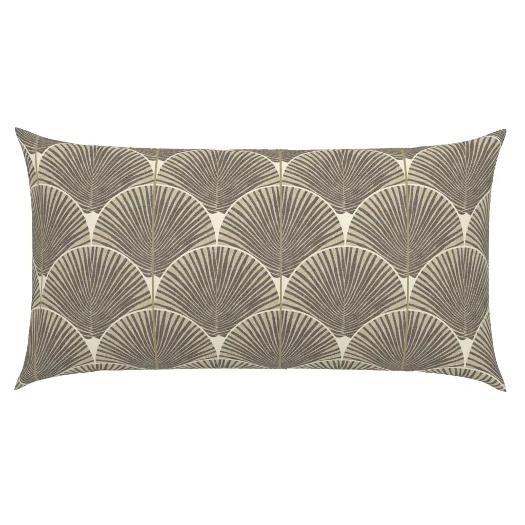 Japandi Palms King Size Pillow Sham - Taupe product