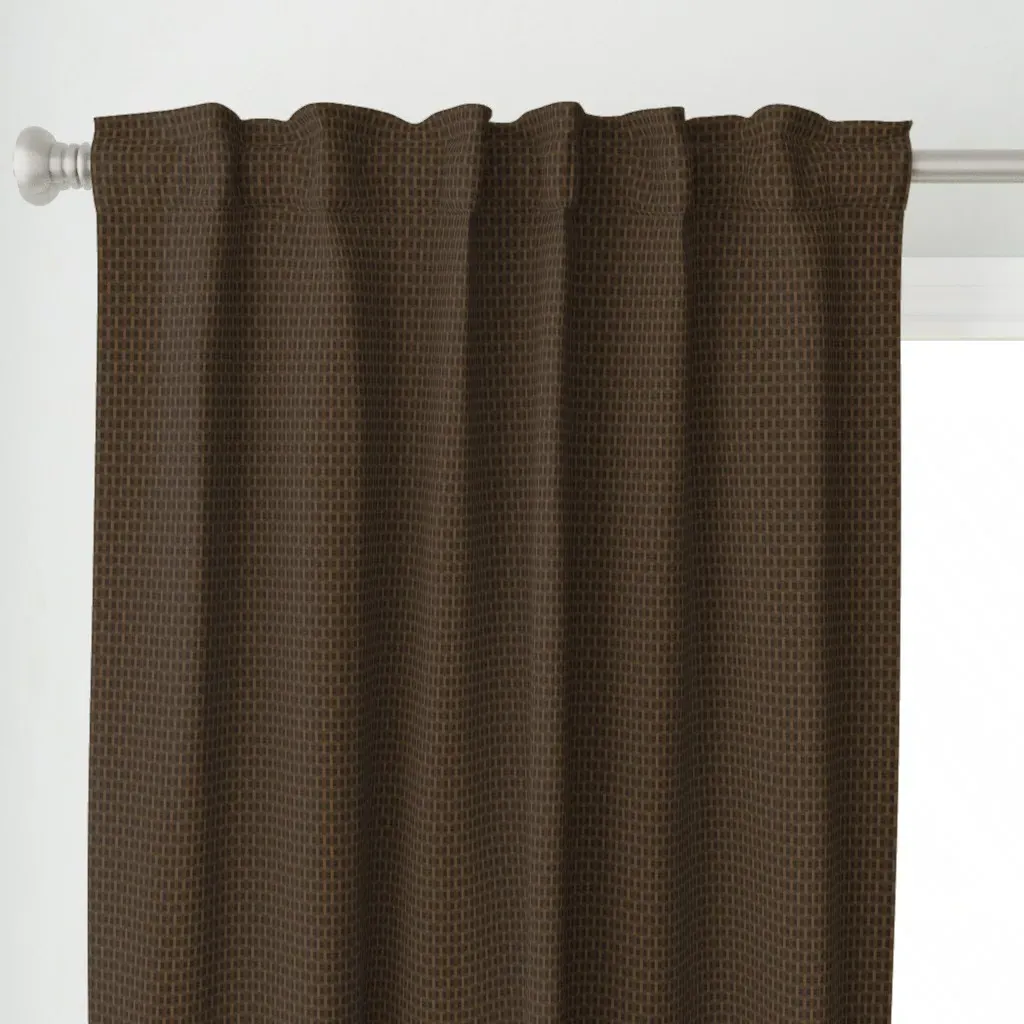 Japandi Quiet Luxury Curtain Panel - Brown alternate view