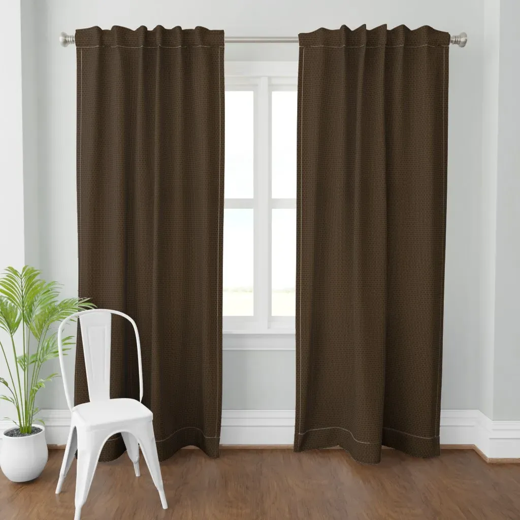 Japandi Quiet Luxury Curtain Panel - Brown product