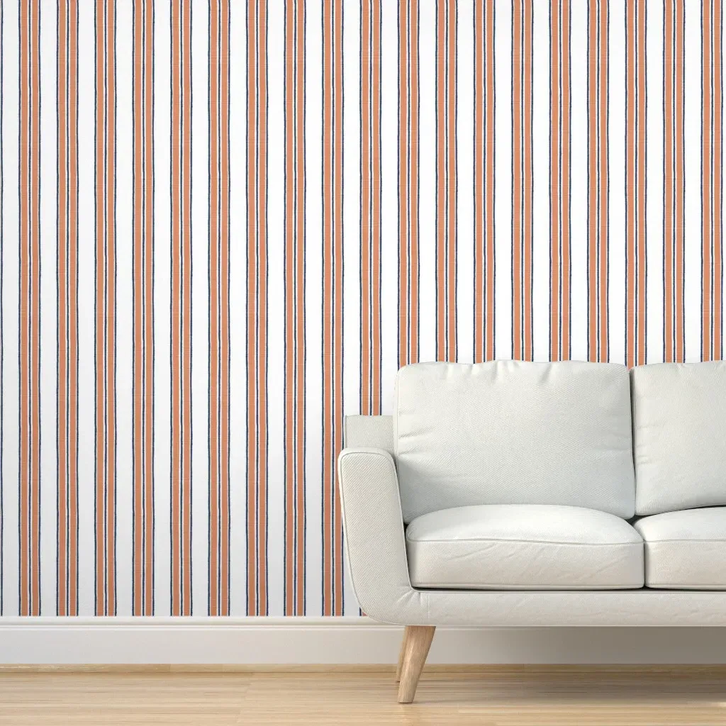 Jeri Anderson Stripe Peel and Stick Wallpaper - Peach product