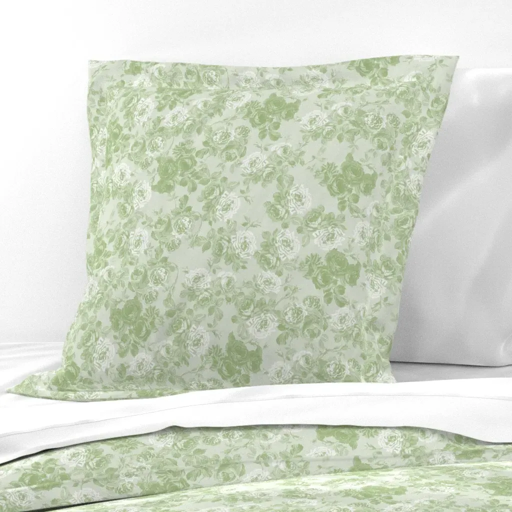 Jessimond In Basil Euro Pillow Sham - Sage Green product