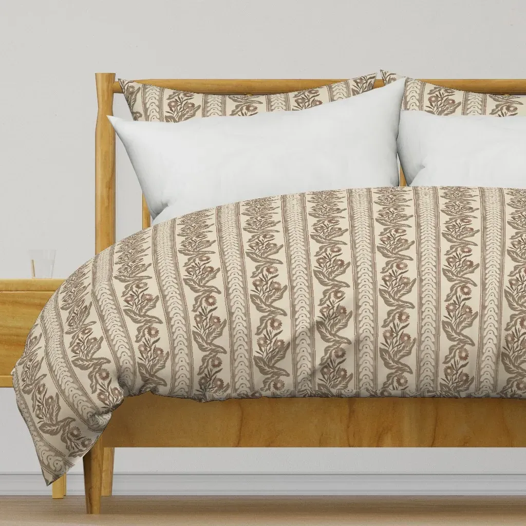Juliette Abstract Arches Duvet Cover - Beige product