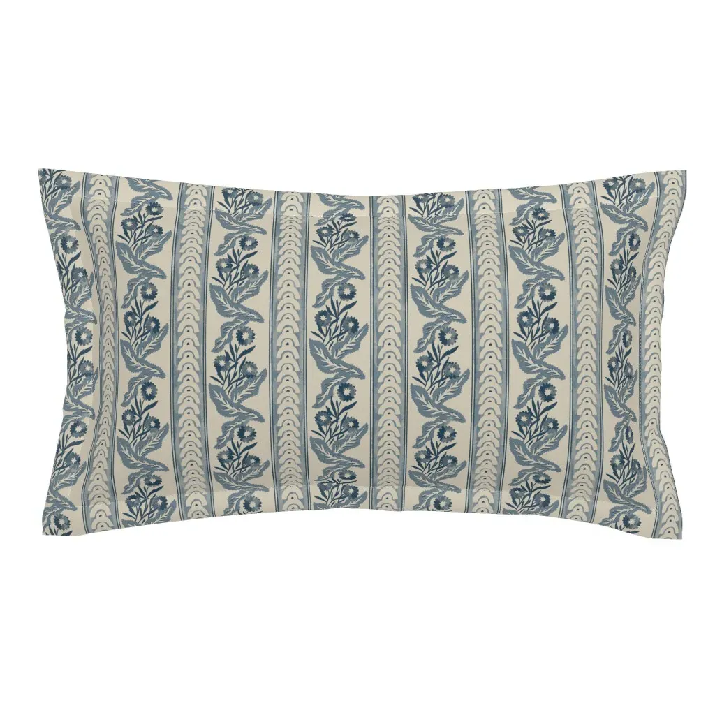 Juliette Abstract Arches King Pillow Sham - Indigo product