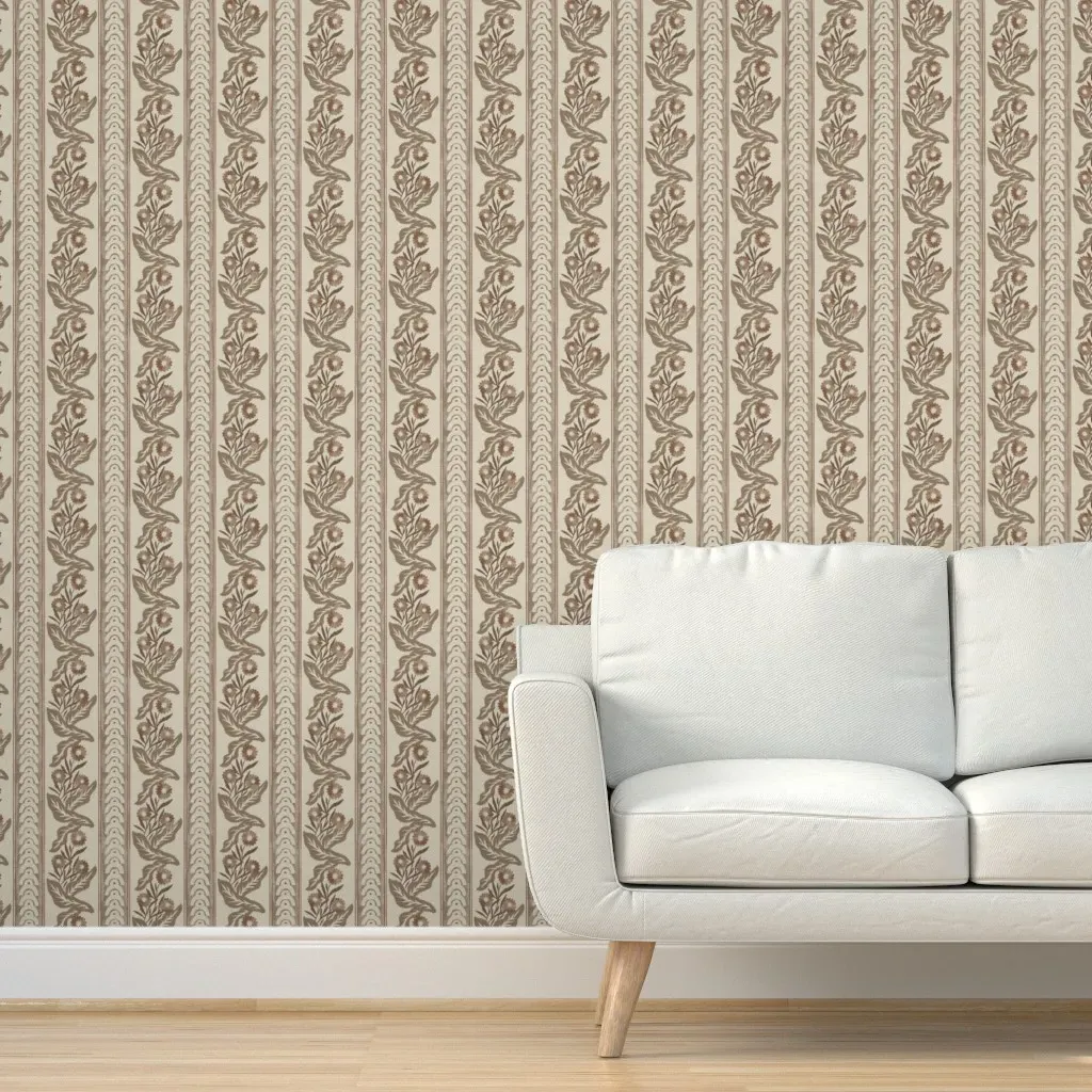 Juliette Abstract Arches Peel and Stick Wallpaper - Beige product