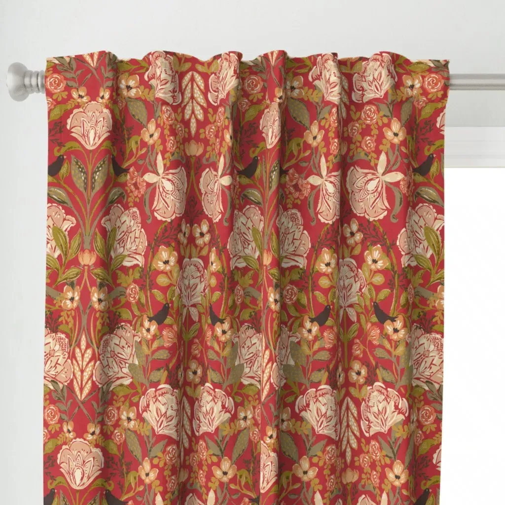 Jumbo Bold Ornamental Curtain Panel alternate view