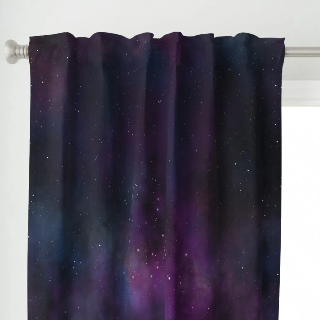 Jumbo Curtain Panel - Purple alternate view