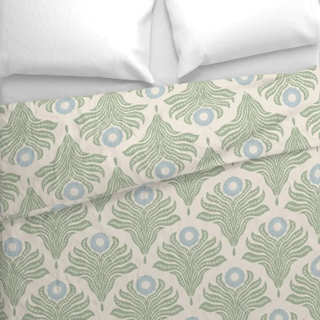 Jumbo Symmetrical Scandi Folk Duvet Cover alternate view