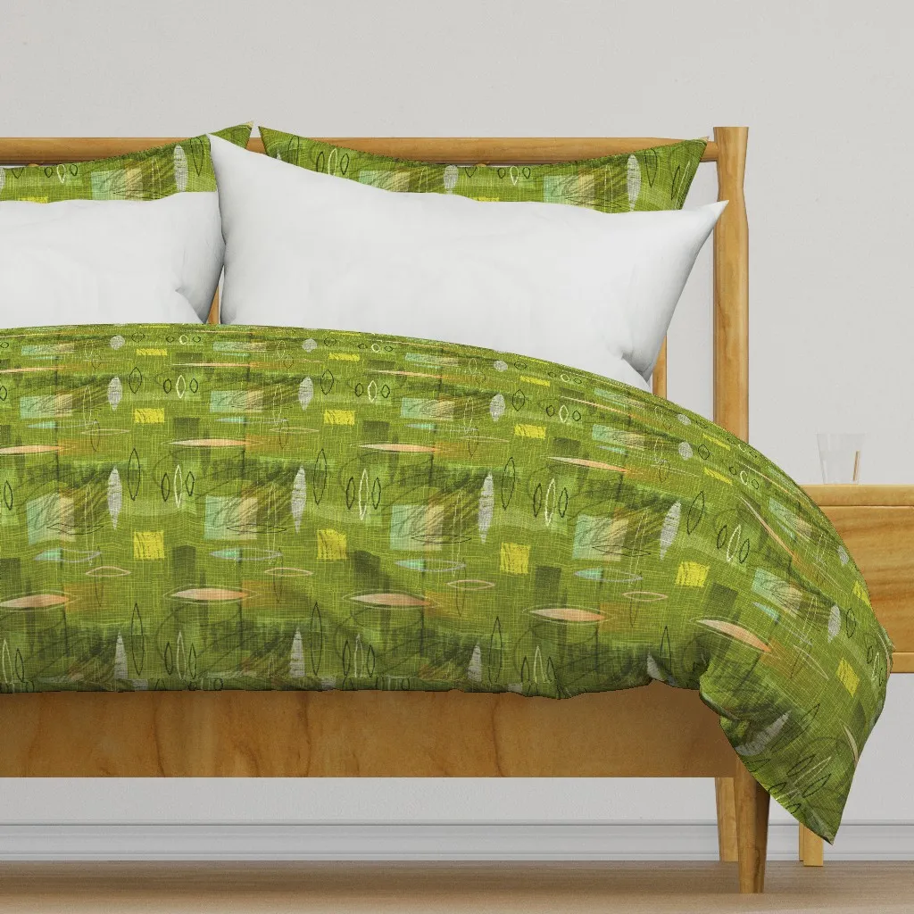 Jump N Jive Duvet Cover - Olive Green product