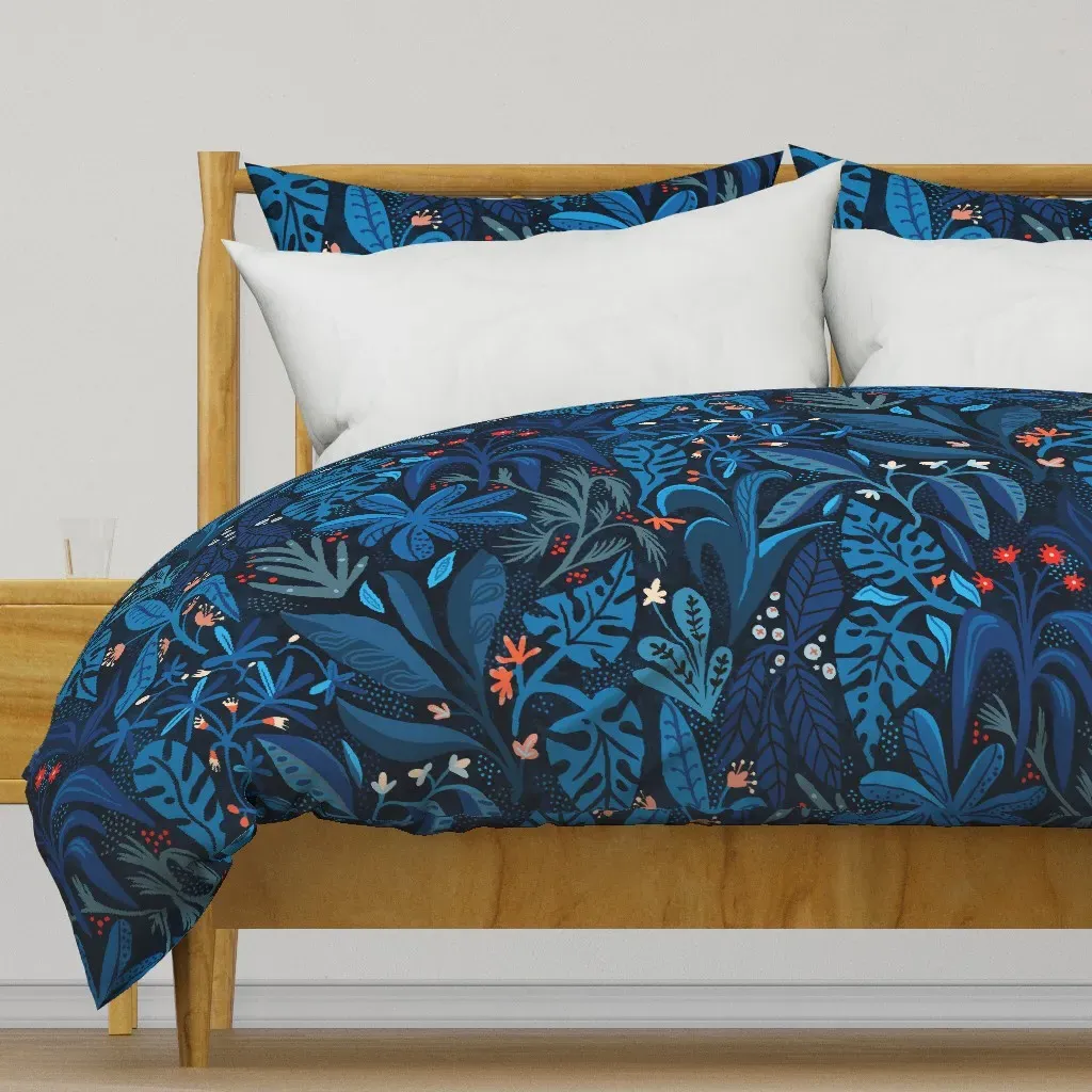 Jungle Nights Duvet Cover - Dark Blue product