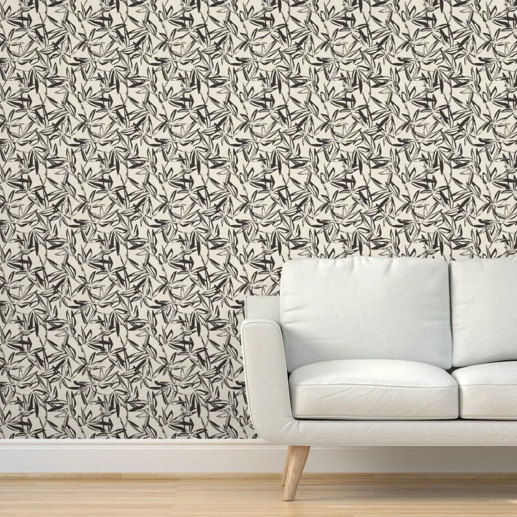 Junglia Peel and Stick Wallpaper - Charcoal product