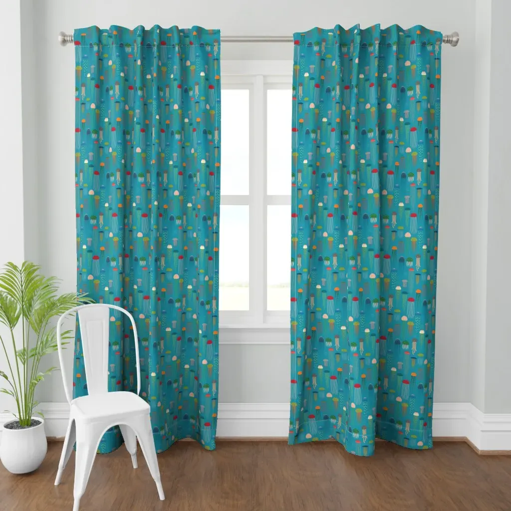 Just Jellies Curtain Panel - Teal product