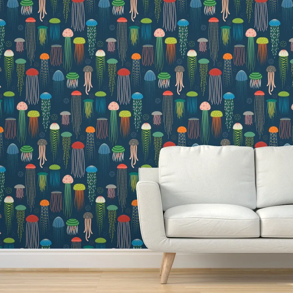 Just Jellies Peel and Stick Wallpaper - Blue product
