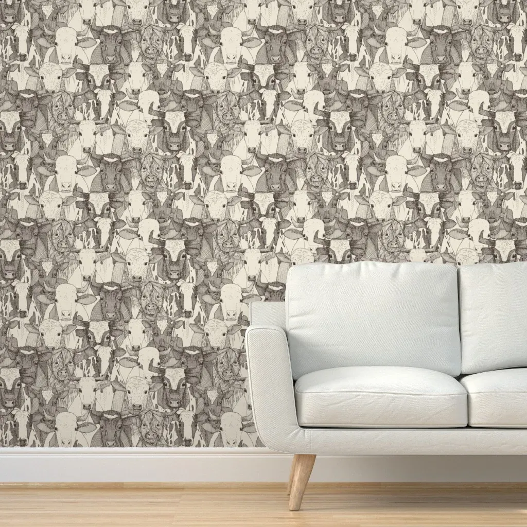 Just Ox Natural Peel and Stick Wallpaper - Beige product