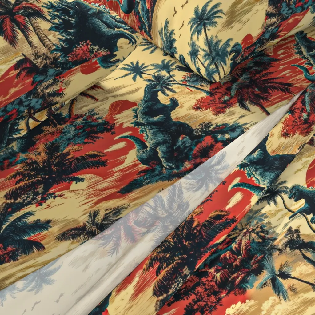Kaiju Battle Queen Sheet Set - Blue alternate view