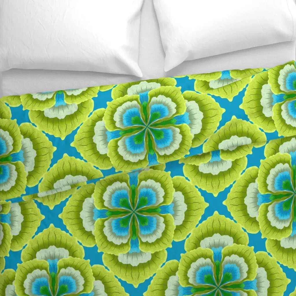 Kaleidoscope Duvet Cover - Peach alternate view