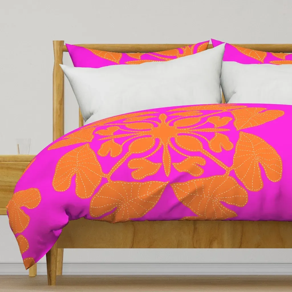 Kalo Quilt Large Duvet Cover - Orange product