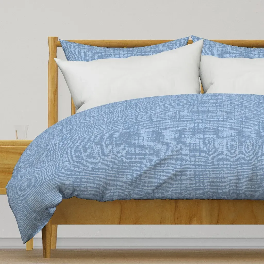 Kano Weave Slate Duvet Cover - Blue product