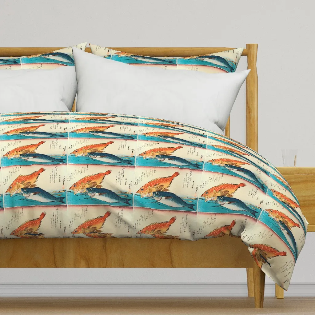 Kasogo Himedai Marbled Duvet Cover - Orange product
