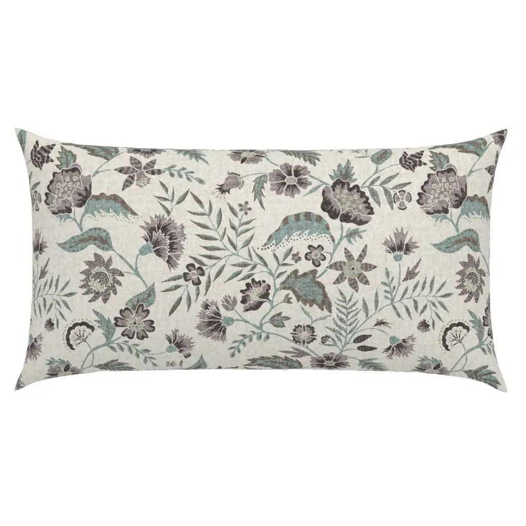 Kathy's Vine King Size Pillow Sham - Dusty Rose, Multicolor product