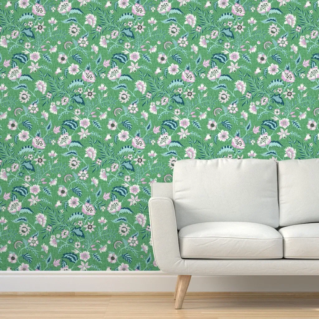Kathy's Vine Peel and Stick Wallpaper - Green product