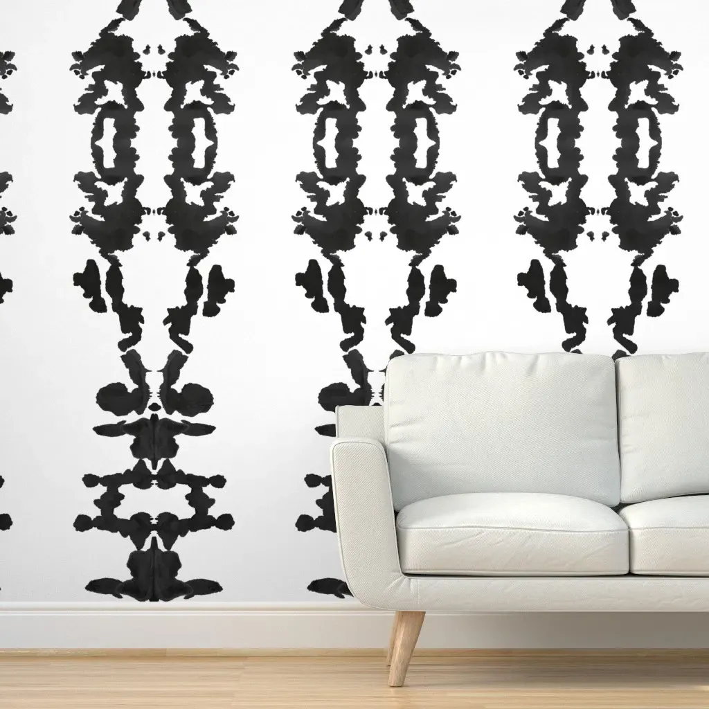Kbh Darker Blot Peel and Stick Wallpaper - Black product