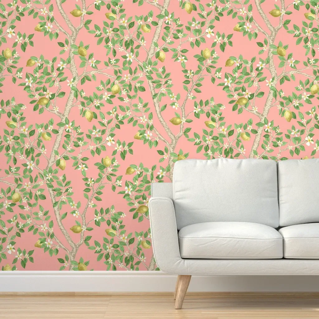Kelsey Garden Peel and Stick Wallpaper - Pink product