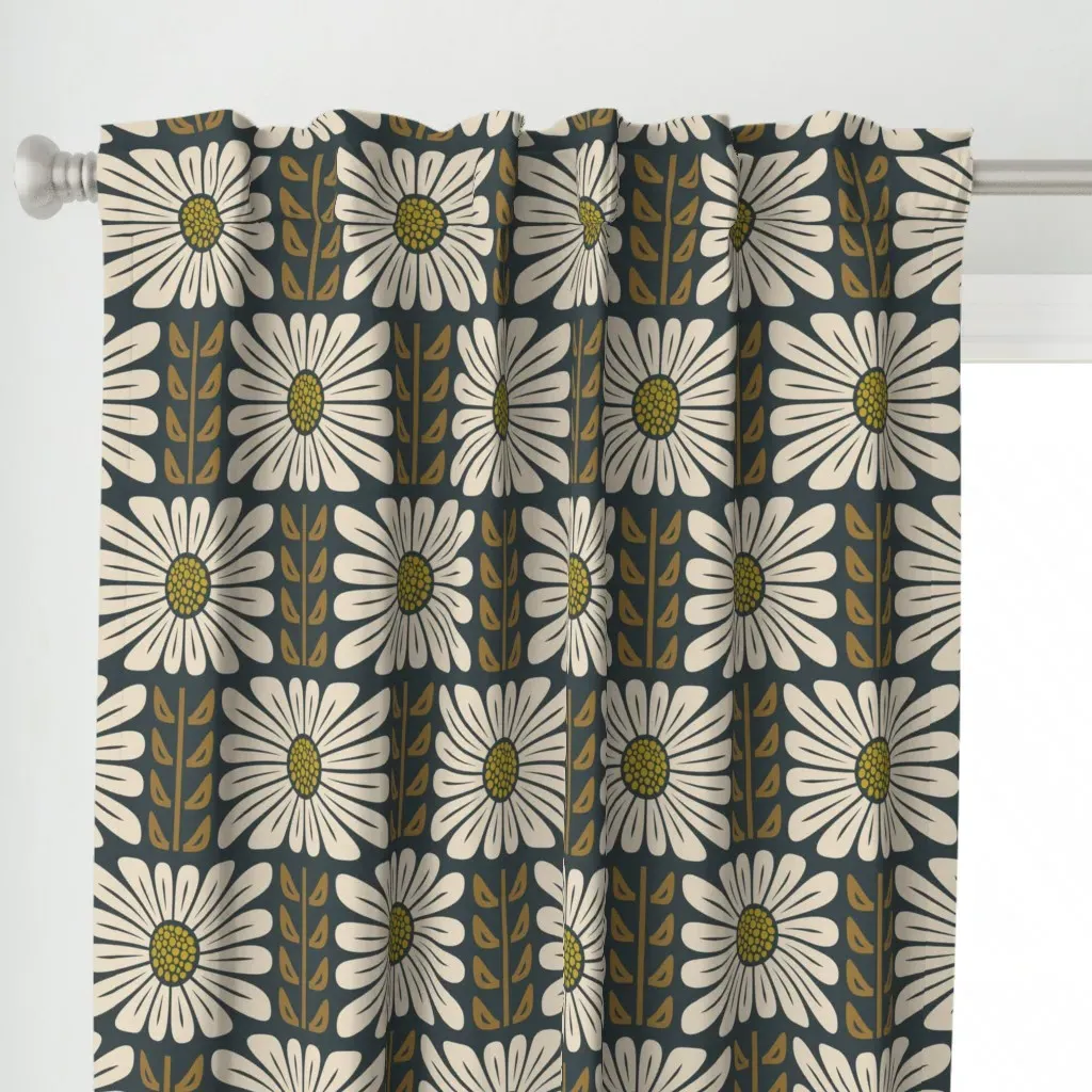 Kf 0306 D Large 12 Curtain Panel - Cream alternate view