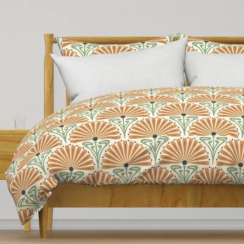 Kf 0363 E Large Duvet Cover - Burnt Orange product