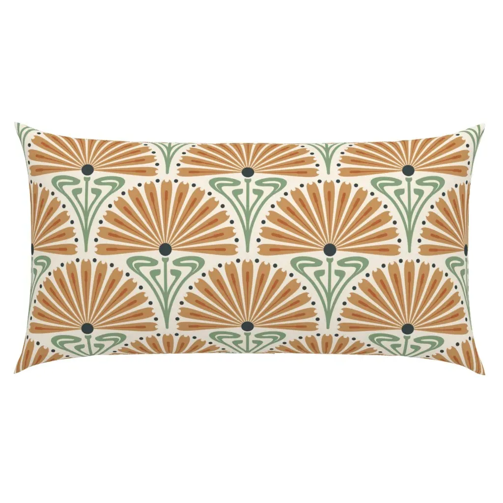 Kf 0363 E Large King Pillow Sham - Burnt Orange product