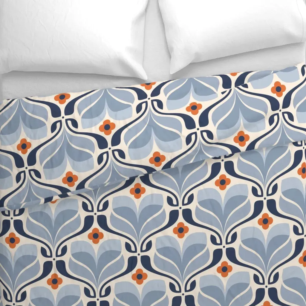 Kf 0384 B Large Duvet Cover - Blue alternate view