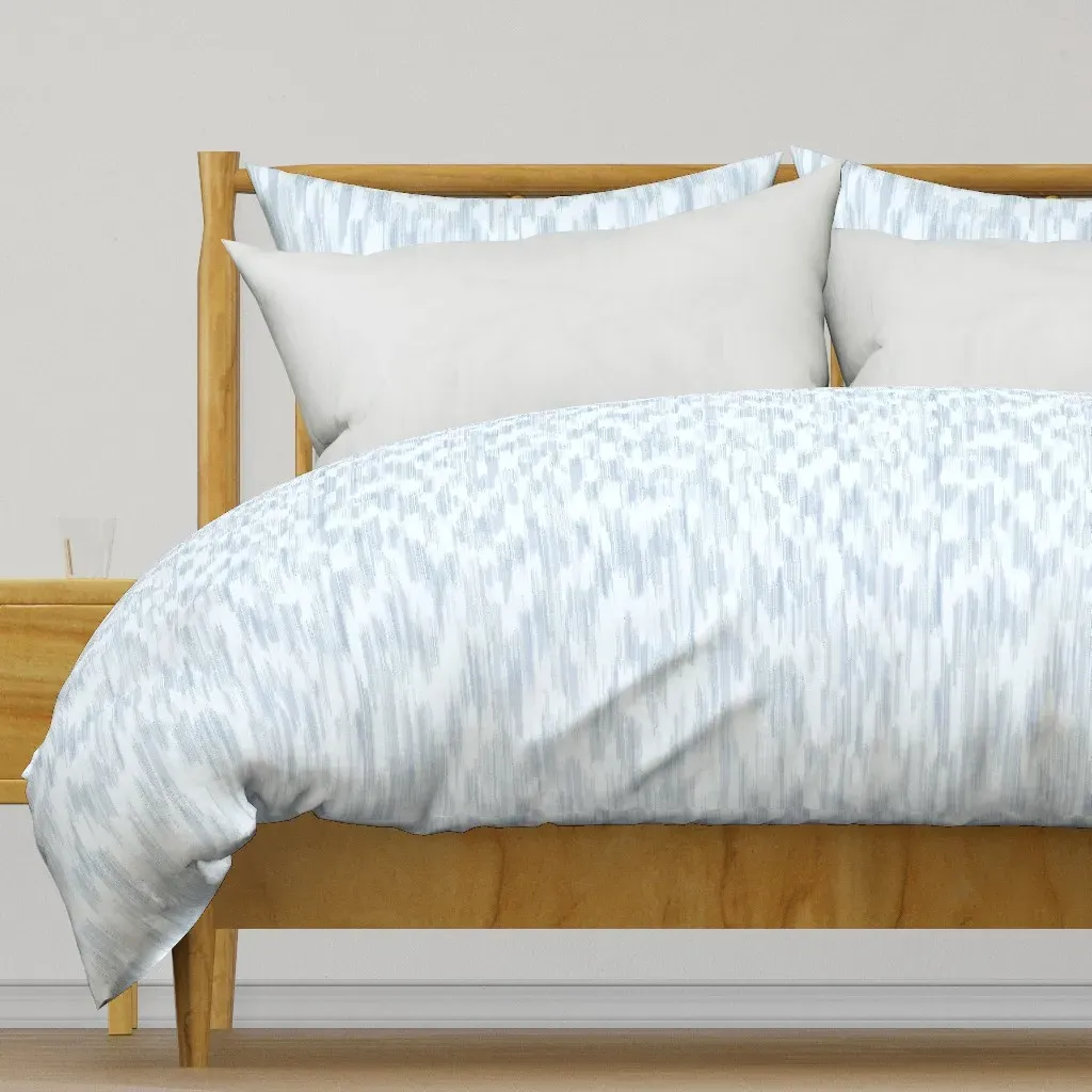 Kiersten Ikat Duvet Cover - Light Blue product