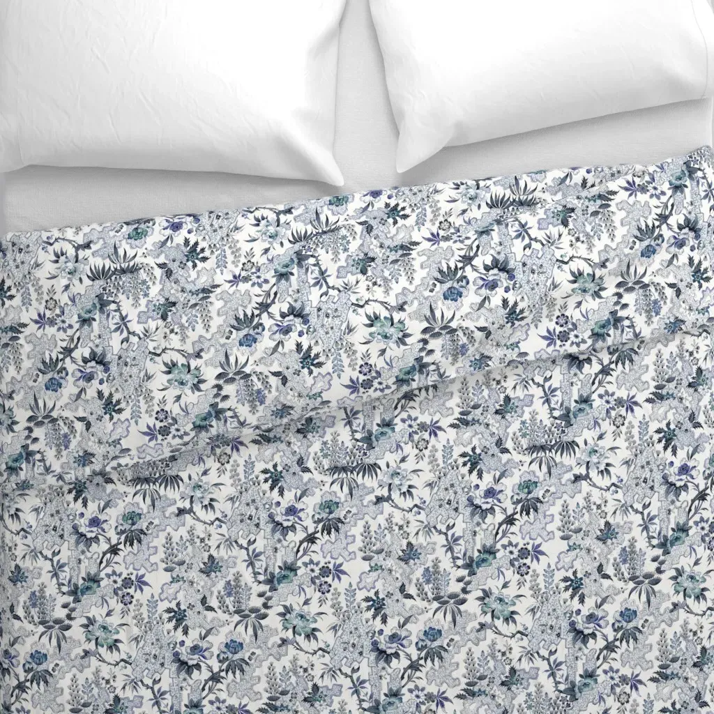 Kilburn Blue 2 Duvet Cover - Blue alternate view