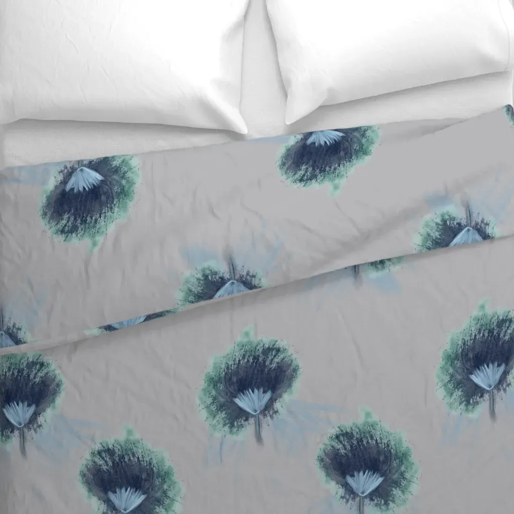Kim Duvet Cover - Teal alternate view