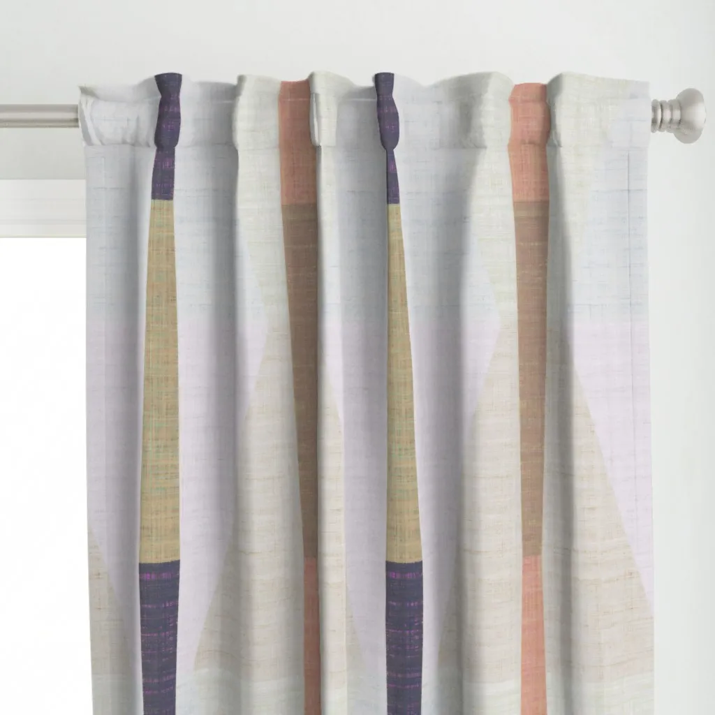 Klepsydra Large Curtain Panel - Off-White alternate view