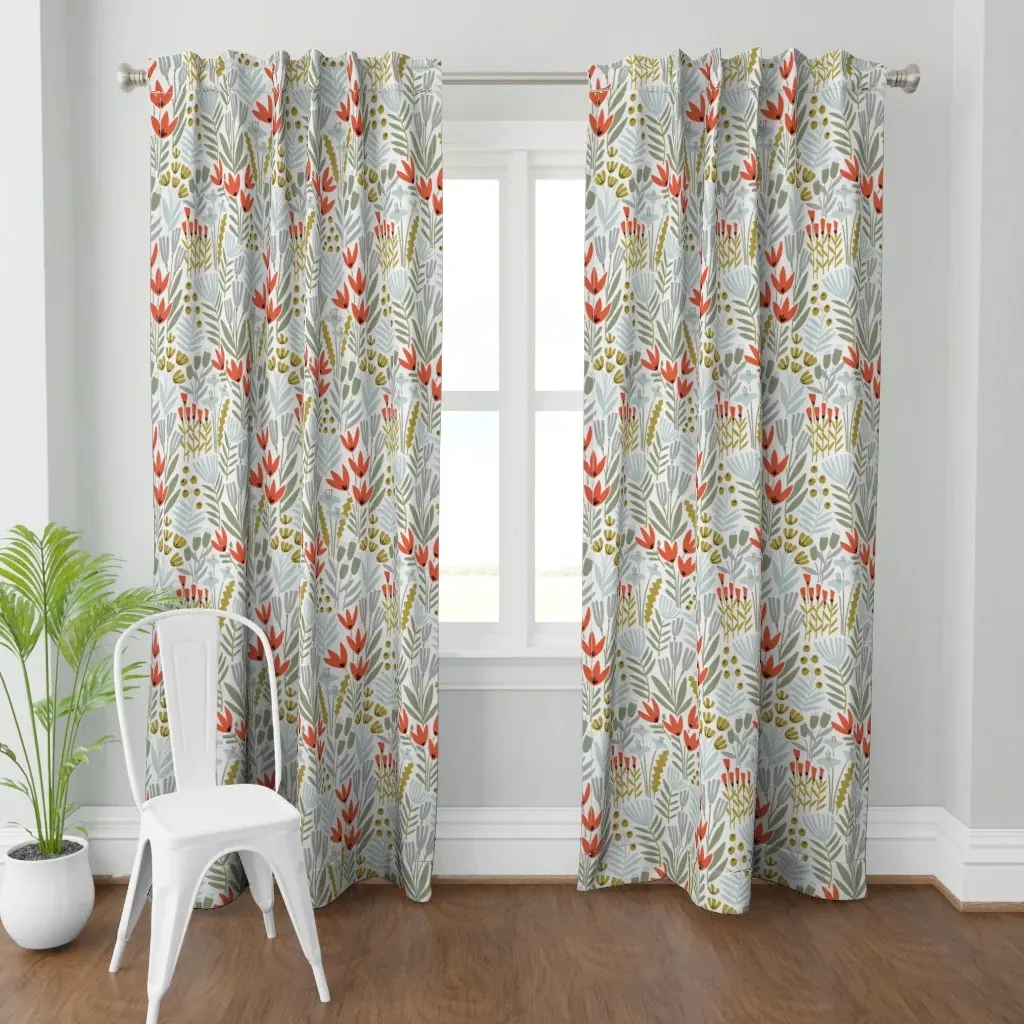 Knox Curtain Panel - Red product