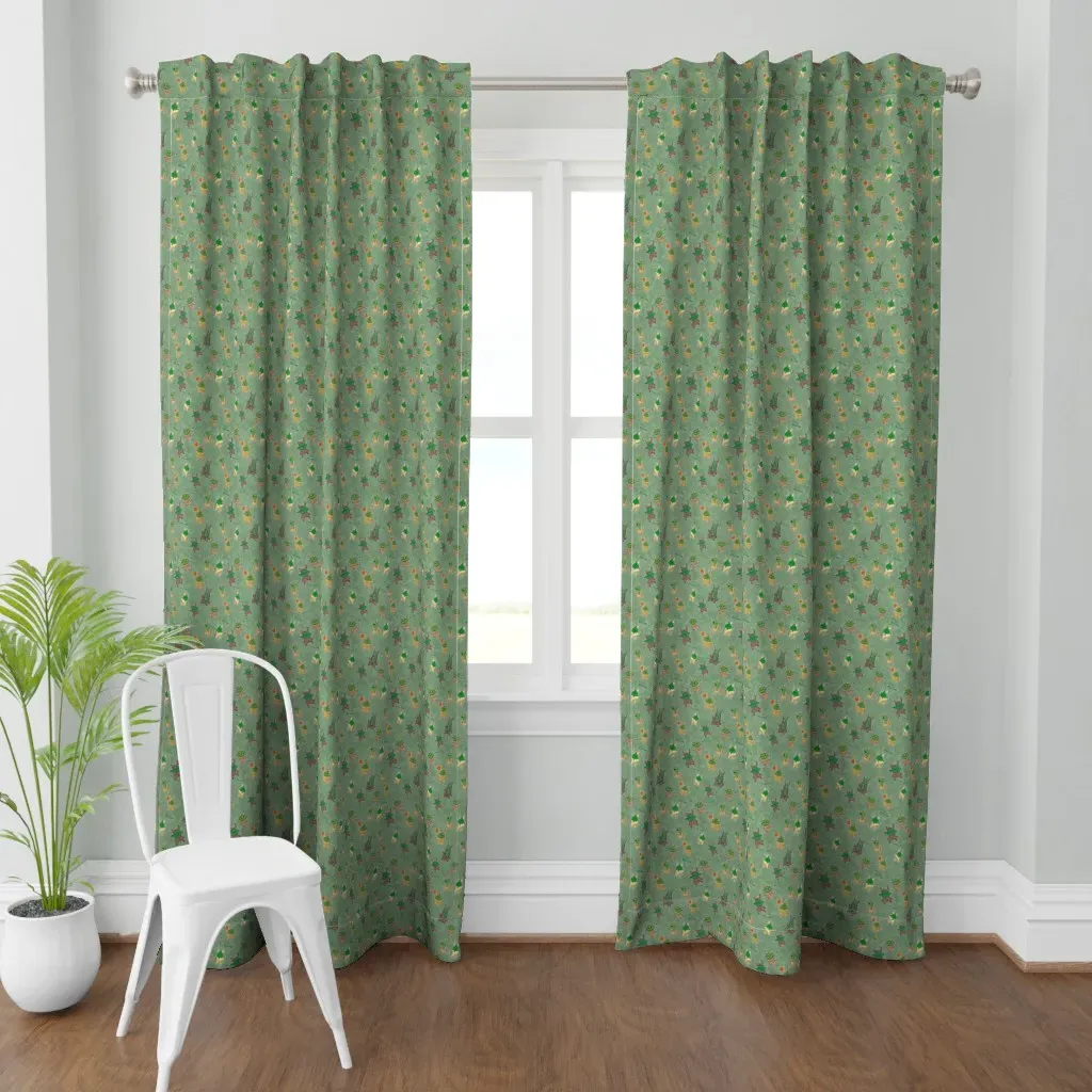 Korok Forest Spirits Curtain Panel - Green product