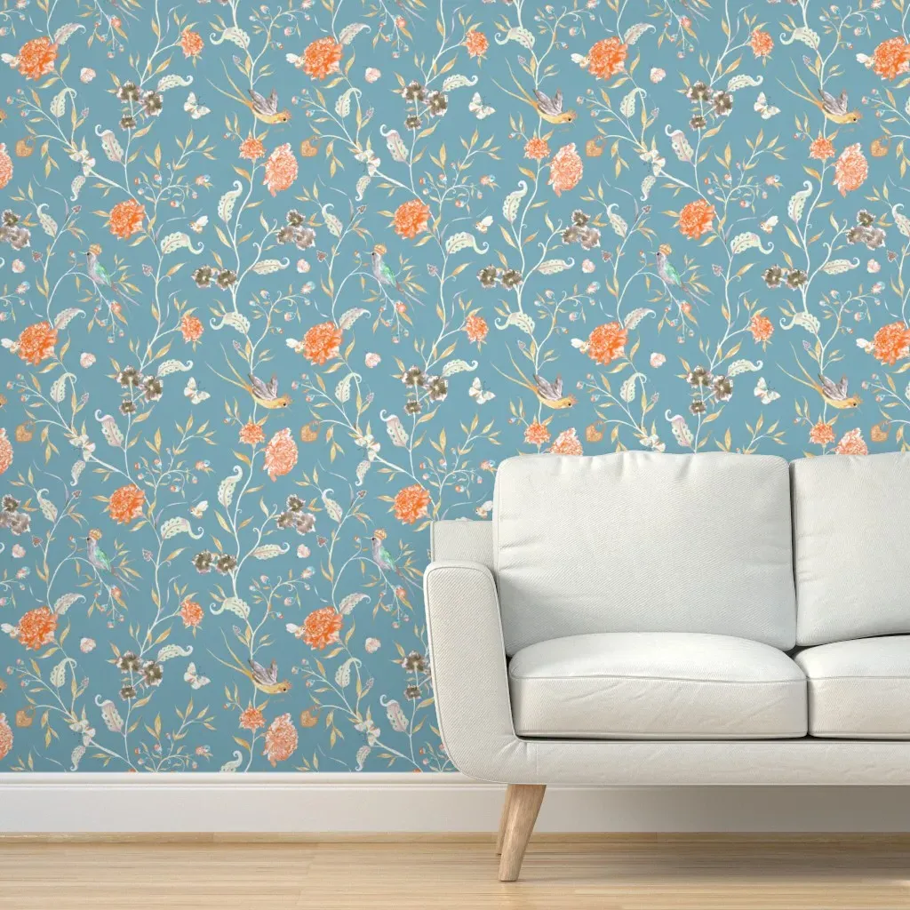 Kuchika Rahasya Peel and Stick Wallpaper - Peach product
