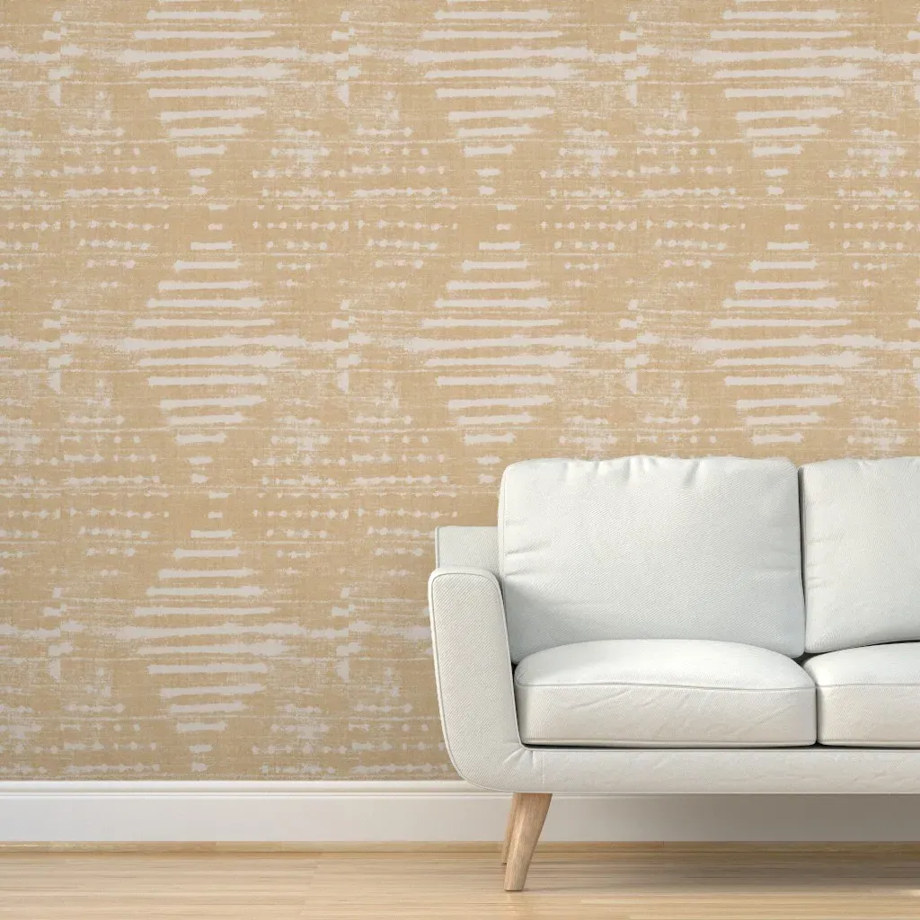 Kufi Sand Large Peel and Stick Wallpaper - Beige product