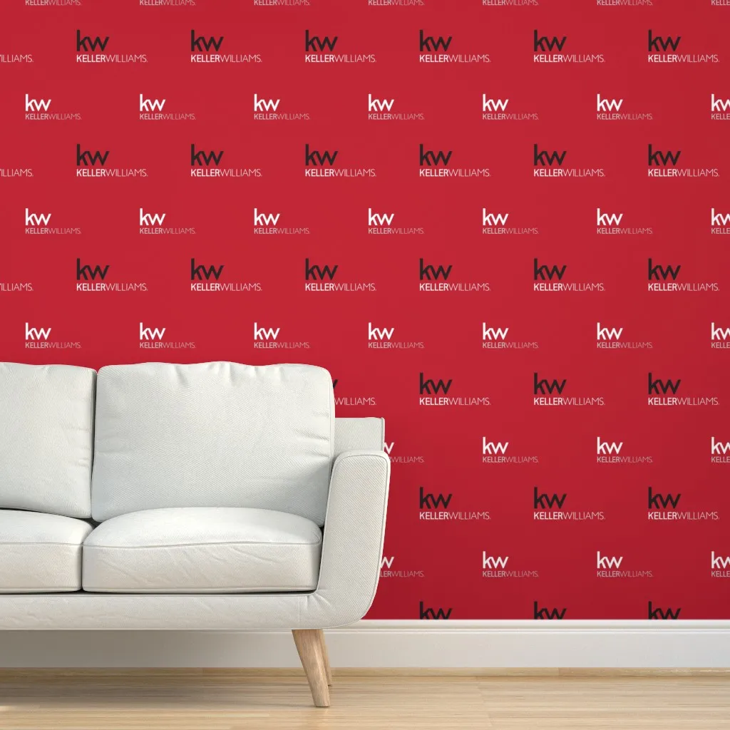 Kw Logo Peel and Stick Wallpaper - Red product