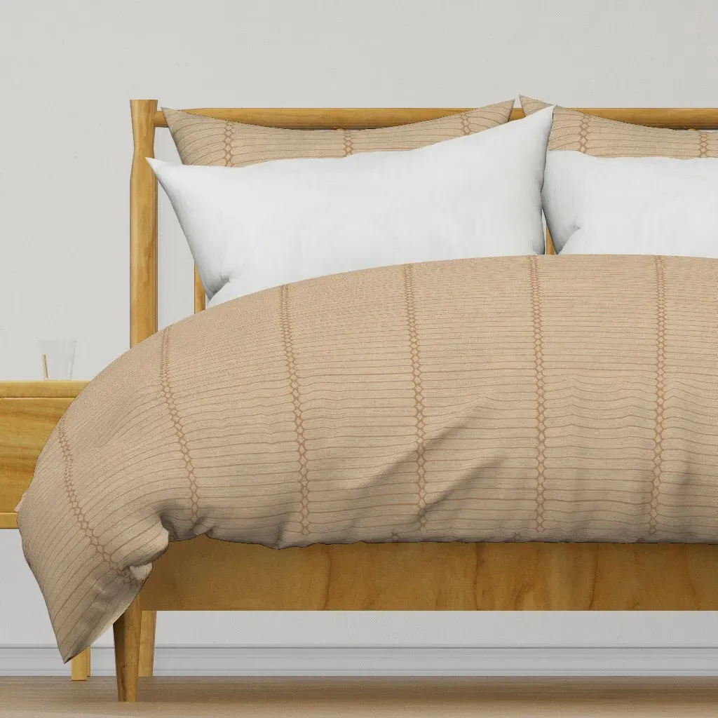 L-Shaped Blinds Panel with Duvet Cover - Beige product