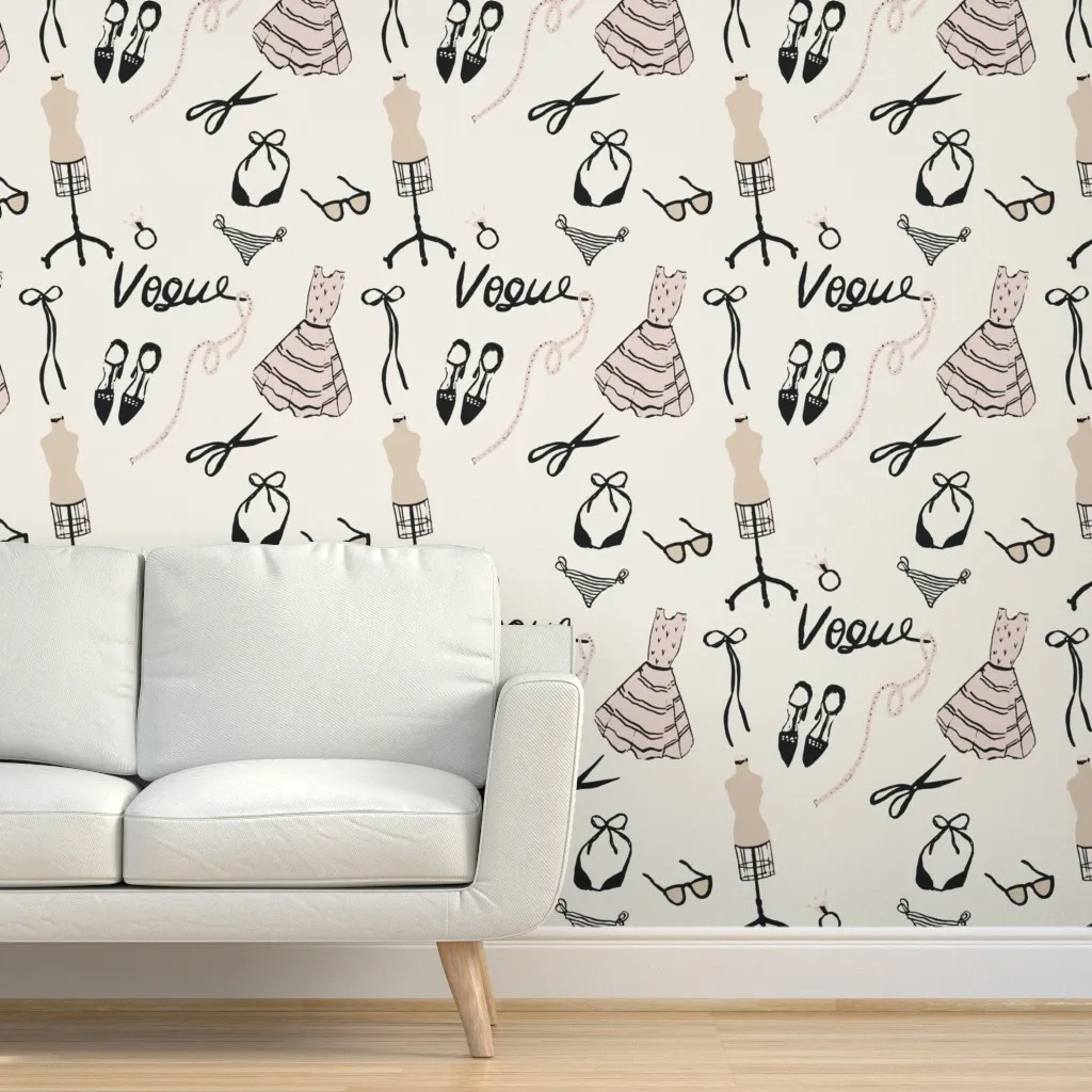 La Ville Vogue Peel and Stick Wallpaper - Pale Pink product