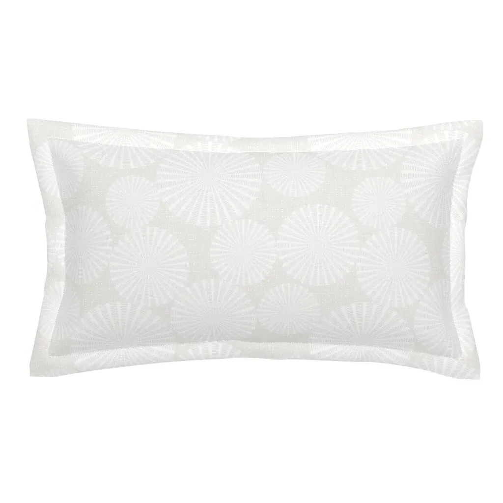 Lace Discs Cloud Dancer King Pillow Sham - White product