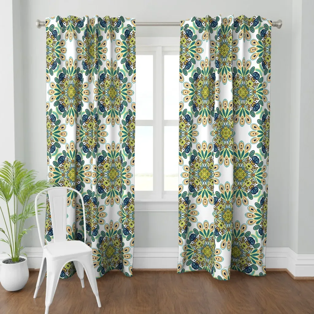 Laguna Mandala Petals Curtain Panel product